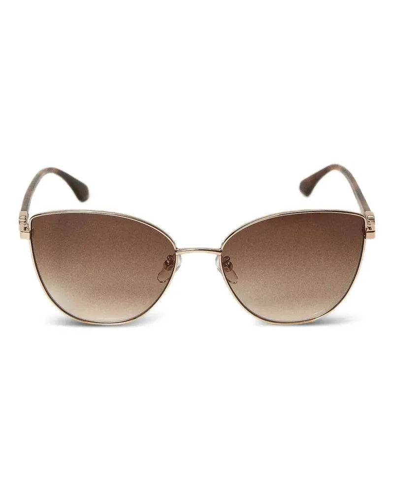 Twin-Set Cat-Eye-Sonnenbrille mit Farbverlauf - Gold Gold