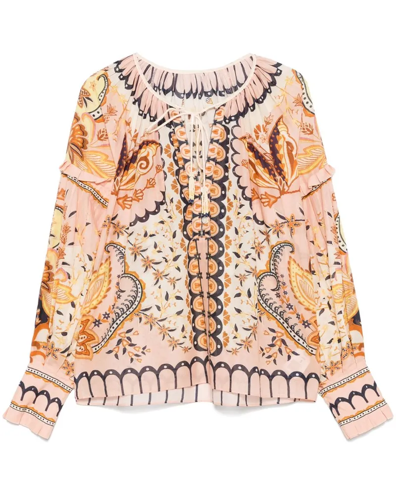 FARM Rio Jaipur Bluse - Rosa Rosa