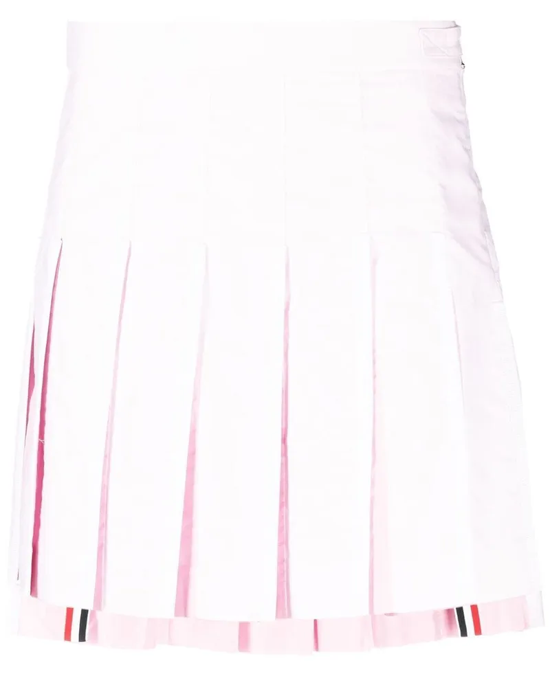 Thom Browne Minirock mit Falten - Rosa Rosa