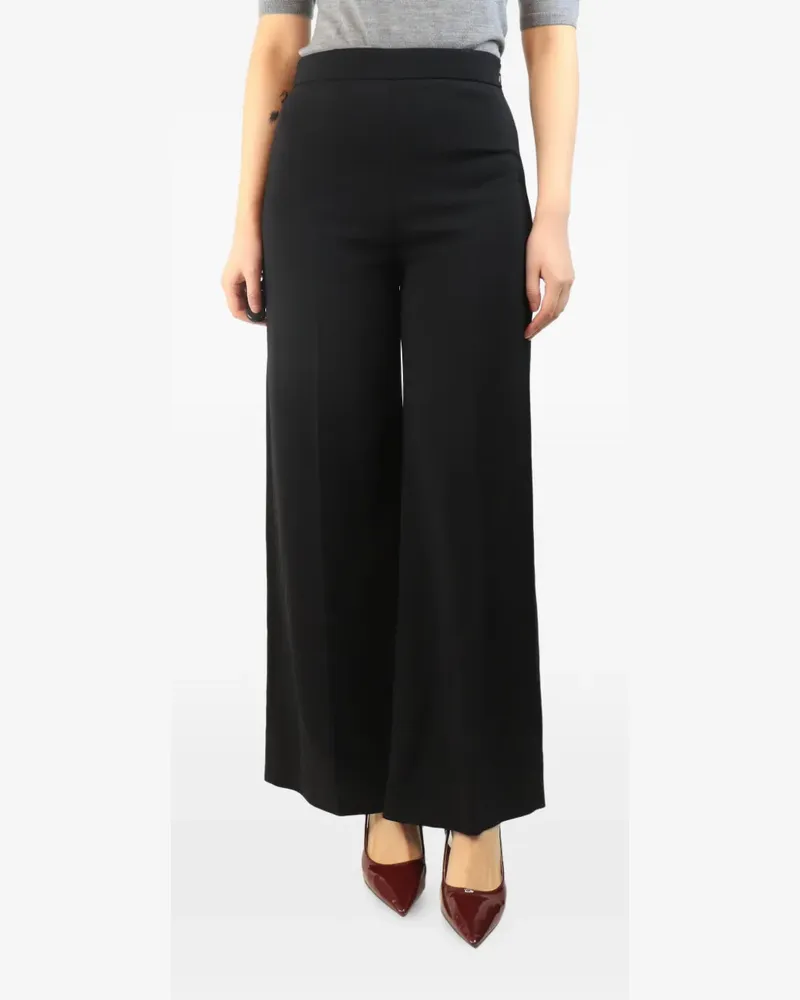 Joseph high-waist wide-leg trousers - Schwarz Schwarz