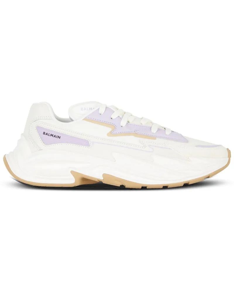 Balmain B-DR4G0N Sneakers mit Einsätzen - Nude Nude