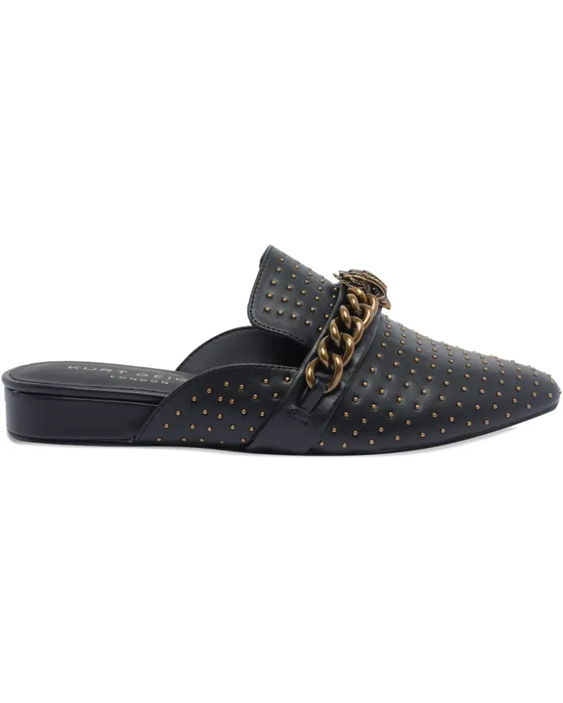 Kurt Geiger leather mules - Schwarz Schwarz