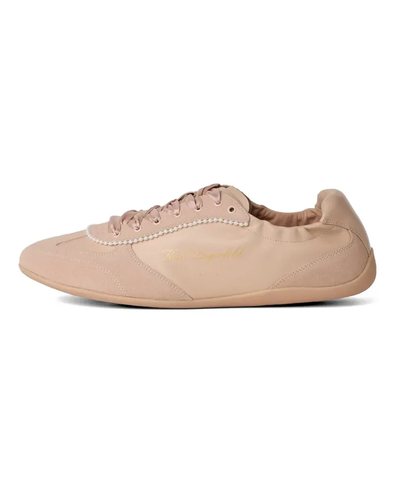 Karl Lagerfeld Altia Sneakers mit Perlen - Nude Nude