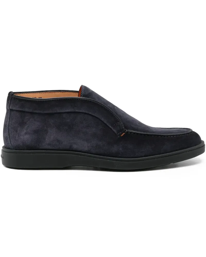 Santoni suede desert boots - Blau Blau