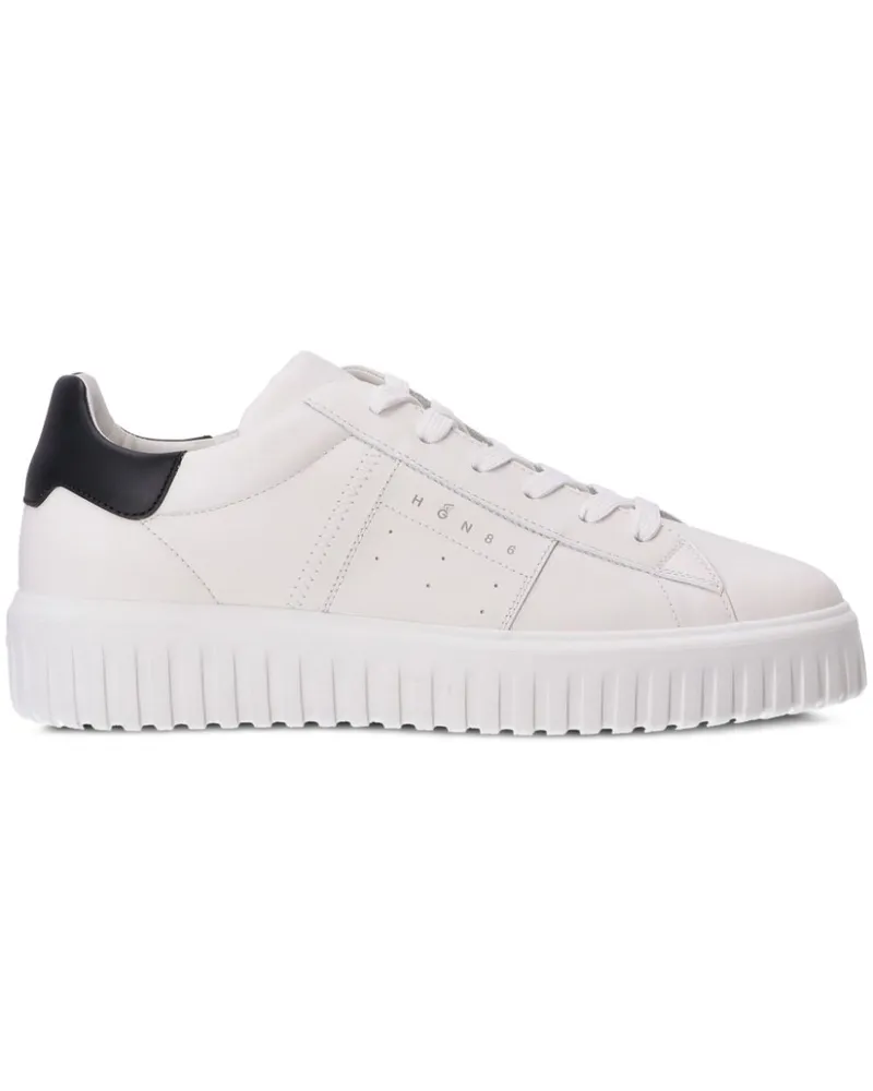 Hogan Sneakers mit H-Streifen - Weiß Weiß