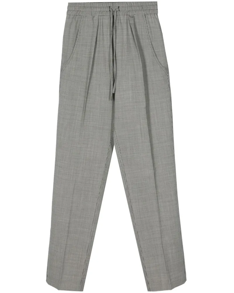Isabel Marant Liska Tapered-Hose mit Hahnentrittmuster - Schwarz Schwarz