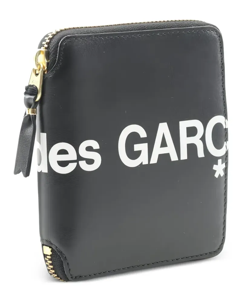 Comme des Garçons Portemonnaie mit Logo - Schwarz Schwarz
