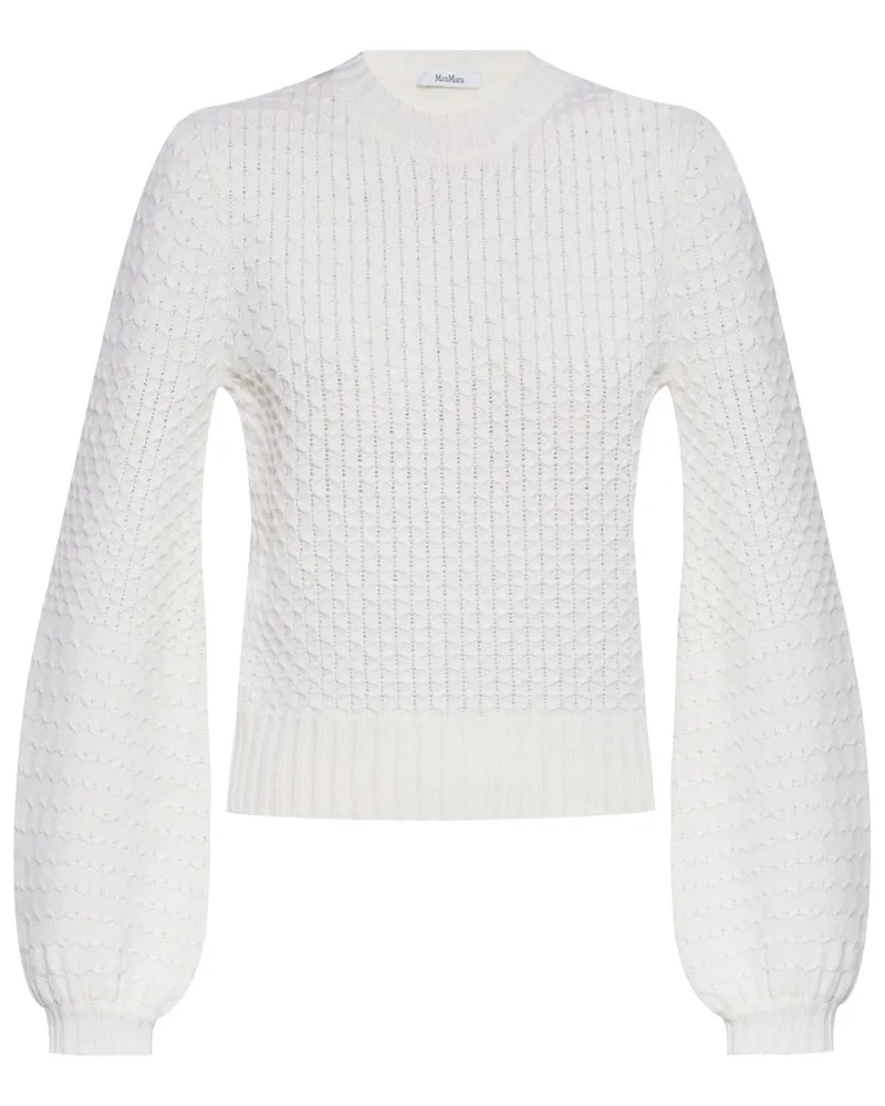 Max Mara Elvira Pullover - Weiß Weiß