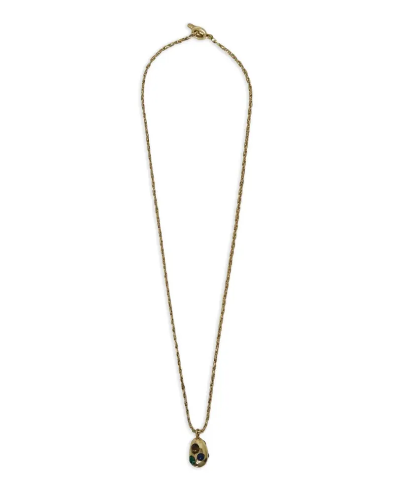 ALEMAIS egg-pendant necklace - Gold Gold