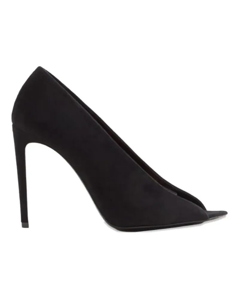 Valentino Garavani Révélé logo peep-toe pumps - Schwarz Schwarz