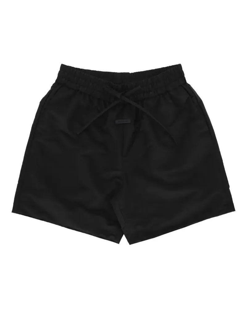 Fear of God logo-patch drawstring track shorts - Schwarz Schwarz
