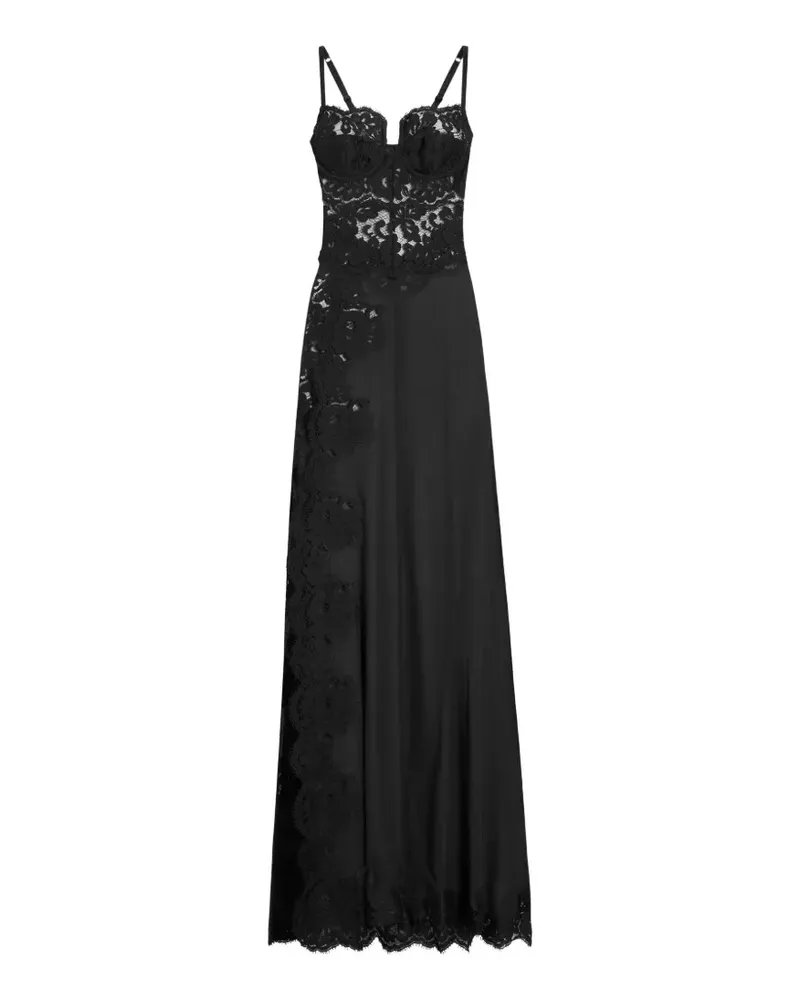 Dolce & Gabbana silk tulle dress - Schwarz Schwarz