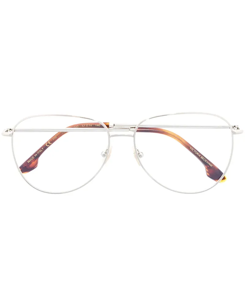 Victoria Beckham Klassische Pilotenbrille - Silber Silber