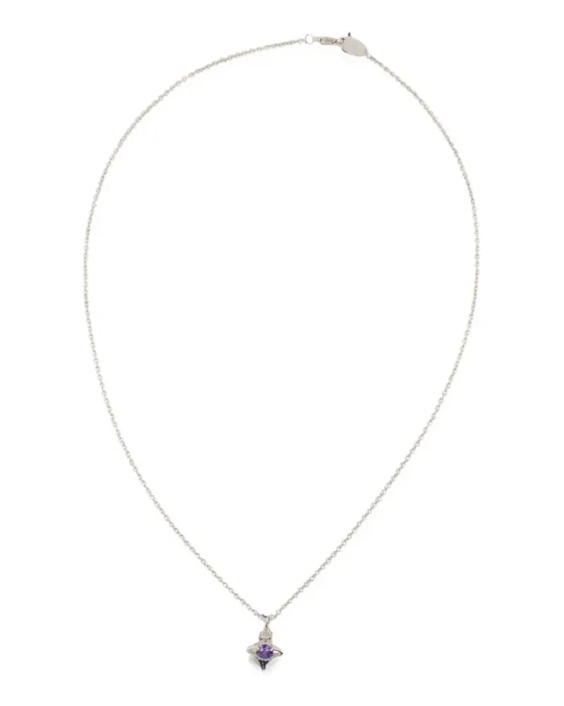 Vivienne Westwood Reina orb-pendant necklace - Silber Silber
