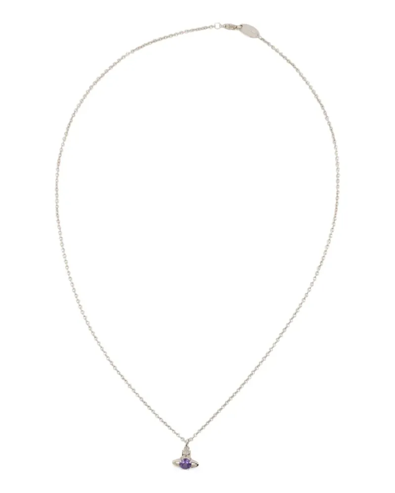 Vivienne Westwood Reina orb-pendant necklace - Silber Silber
