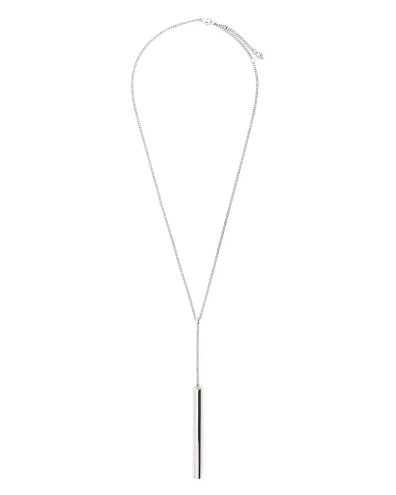 Alexander McQueen Halskette mit Knebelverschluss - Silber Silber