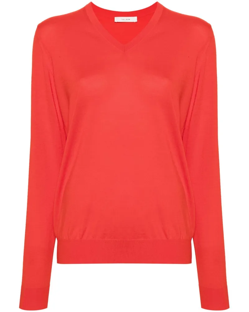 The Row Haius Pullover mit V-Ausschnitt - Rot Rot