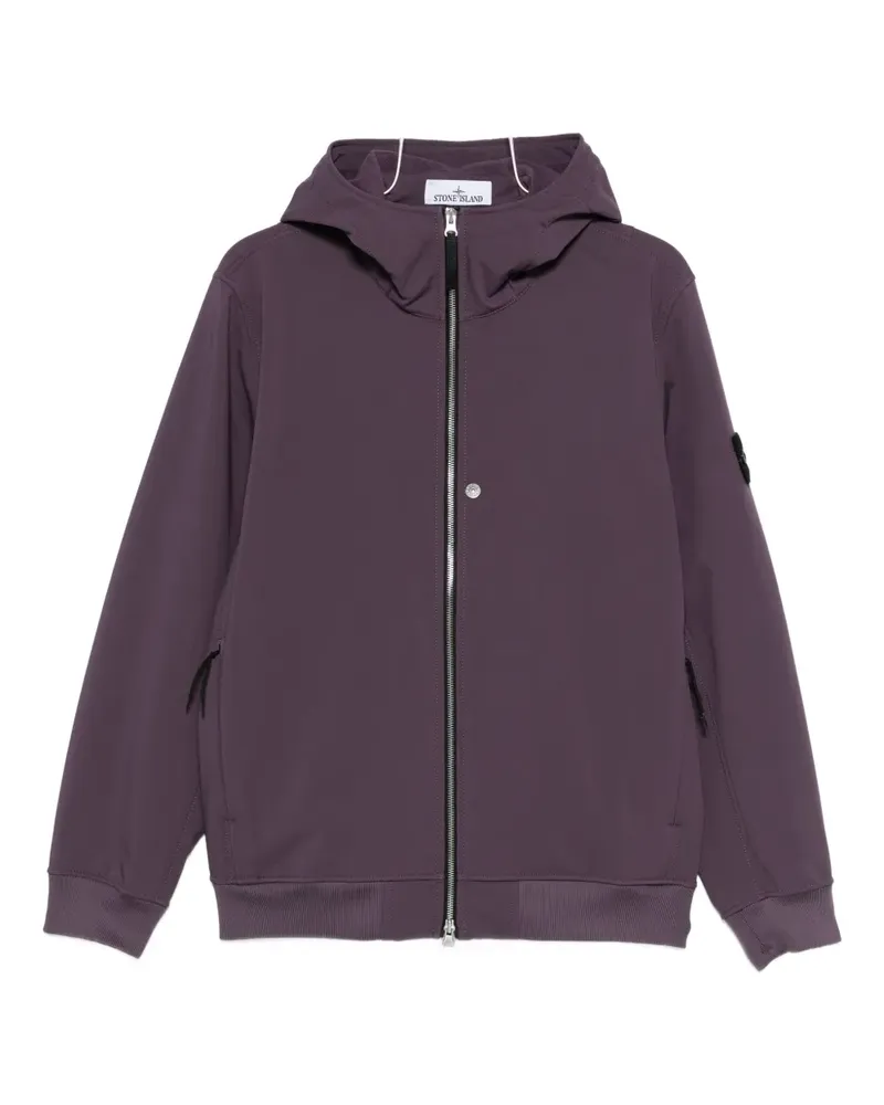 Stone Island zip-up hoodie - Violett Violett