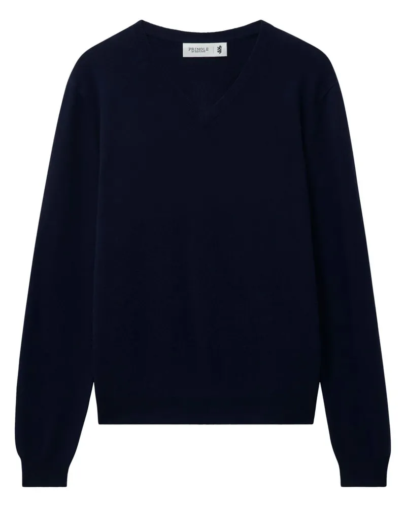 Pringle of Scotland Kaschmirpullover mit V-Ausschnitt - Blau Blau