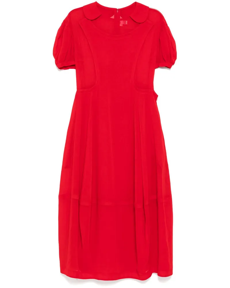 Comme des Garçons Kleid mit Reißverschluss - Rot Rot