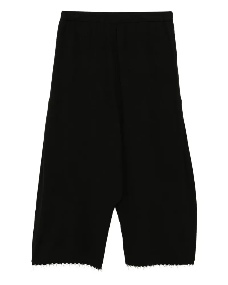 Studiorundholz Hose mit Falten - Schwarz Schwarz