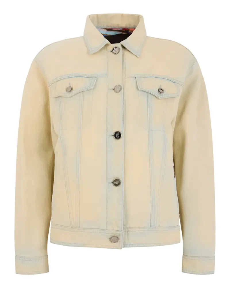 MOORER Ardea-P faded denim jacket - Gelb Gelb
