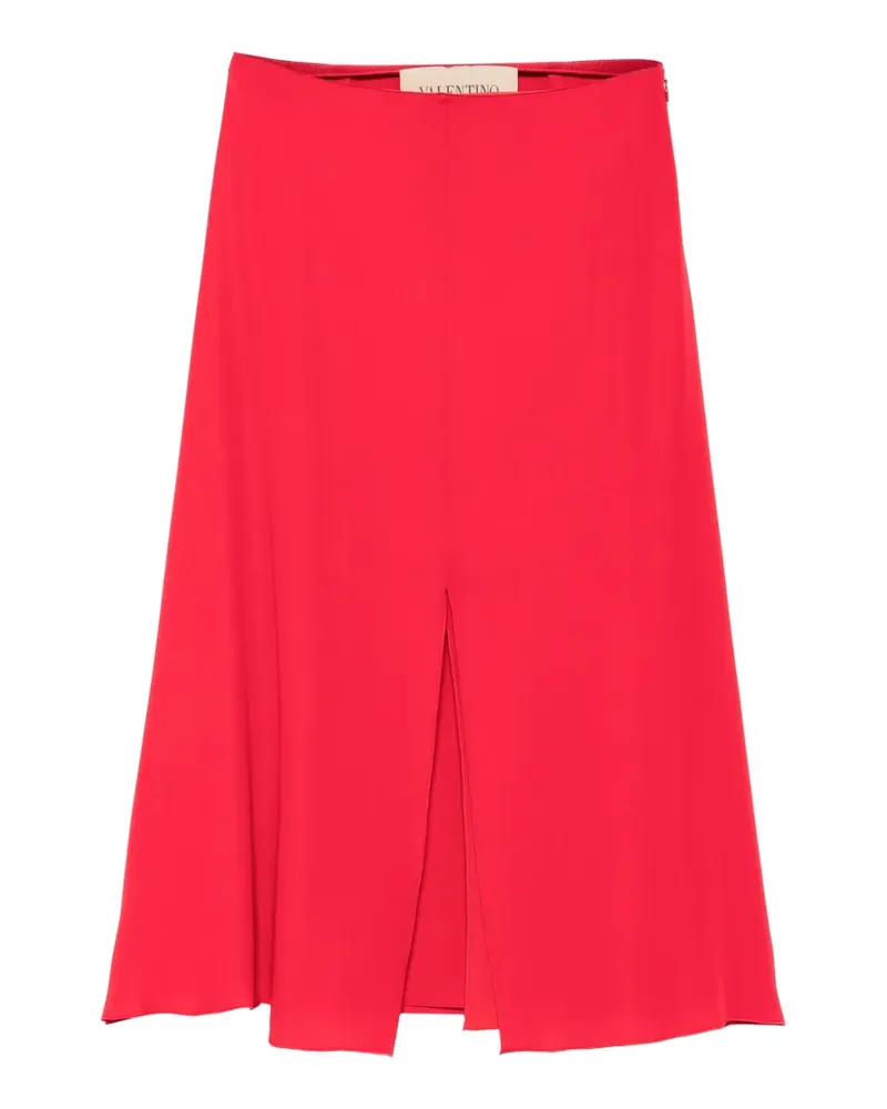 Valentino Garavani Midirock mit Schlitz - Rot Rot