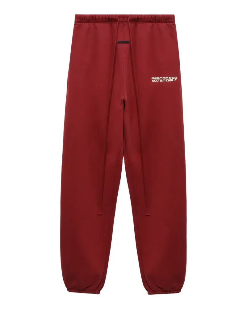 Fear of God logo-print drawstring track pants - Rot Rot