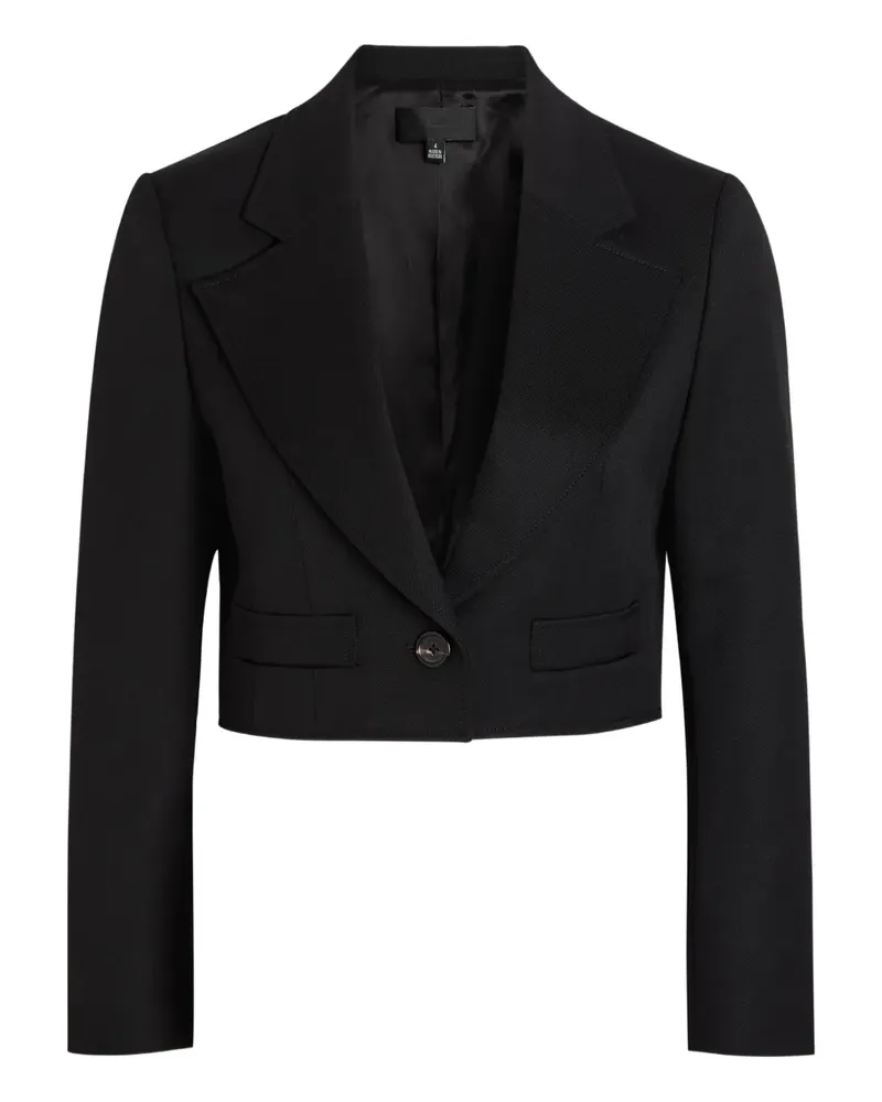 Nili Lotan Belino Cropped-Jacke - Schwarz Schwarz