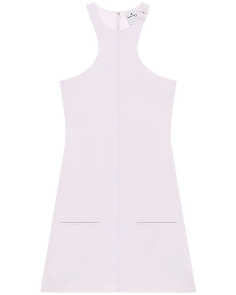 Courrèges Ärmelloses A-Linien-Kleid - Rosa Rosa
