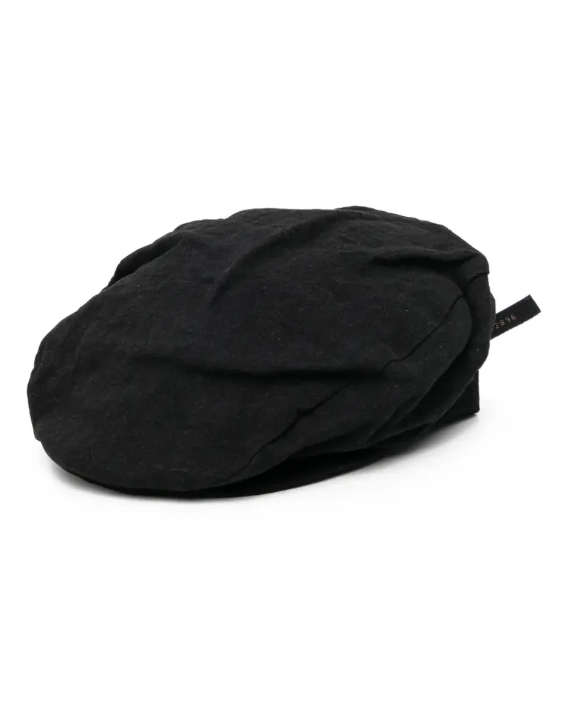 forme d'expression textured beret cap - Schwarz Schwarz