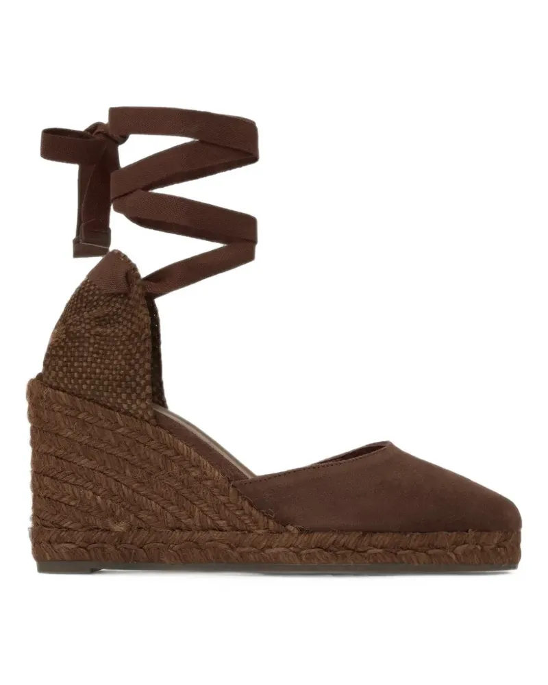 Castañer Joyce Wedge-Pumps mit spitzer Kappe - Braun Braun