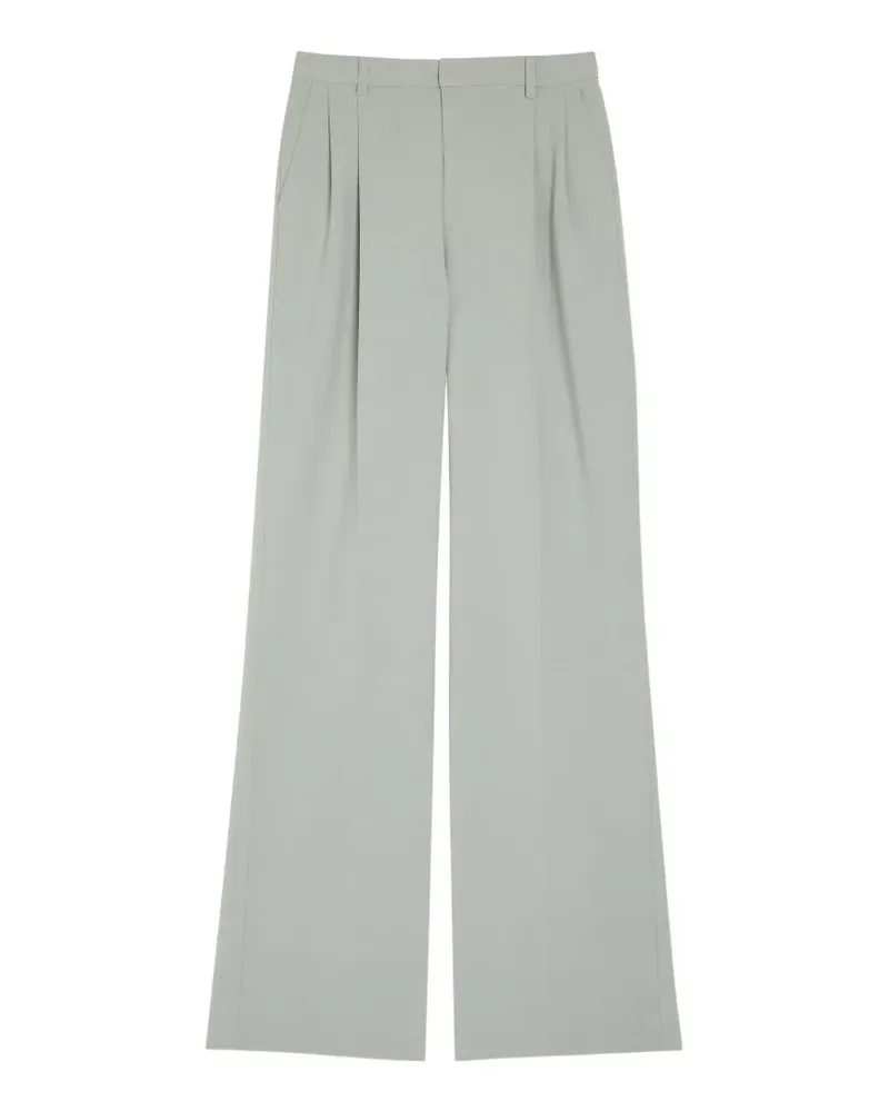 Huishan Zhang Wide-Leg-Hose mit Bundfalten - Grau Grau