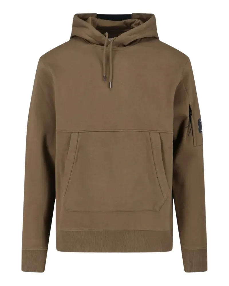 C.P. Company Hoodie mit Linsen-Detail - Grün Grün