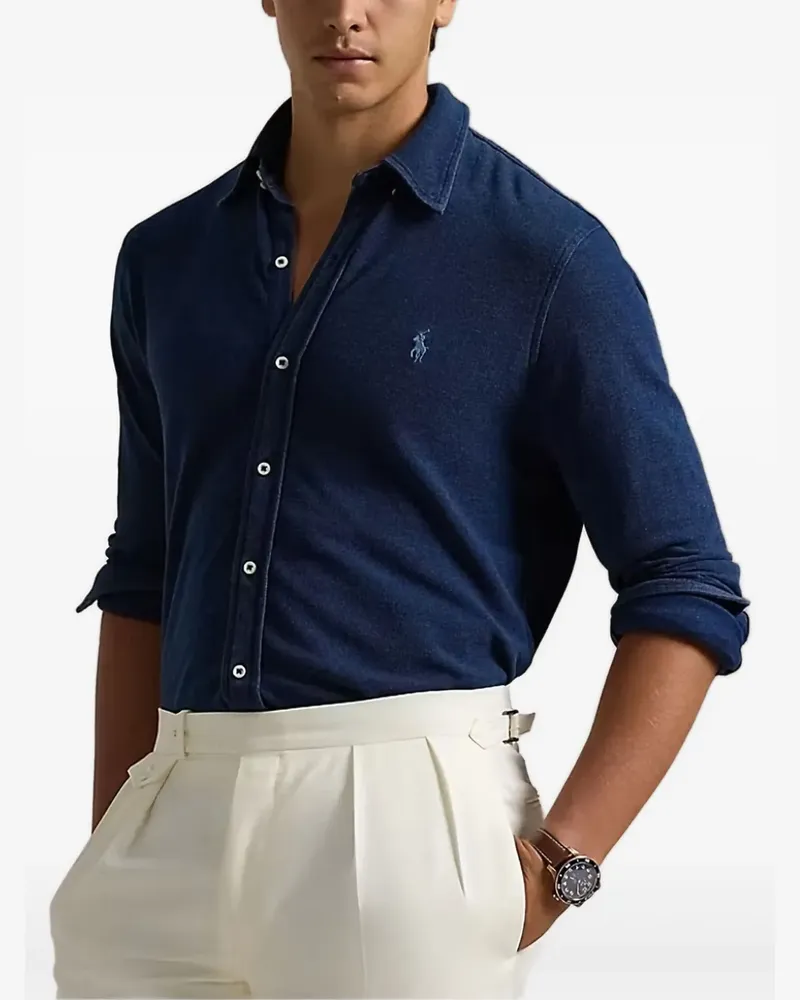 Ralph Lauren Klassisches Hemd - Blau Blau