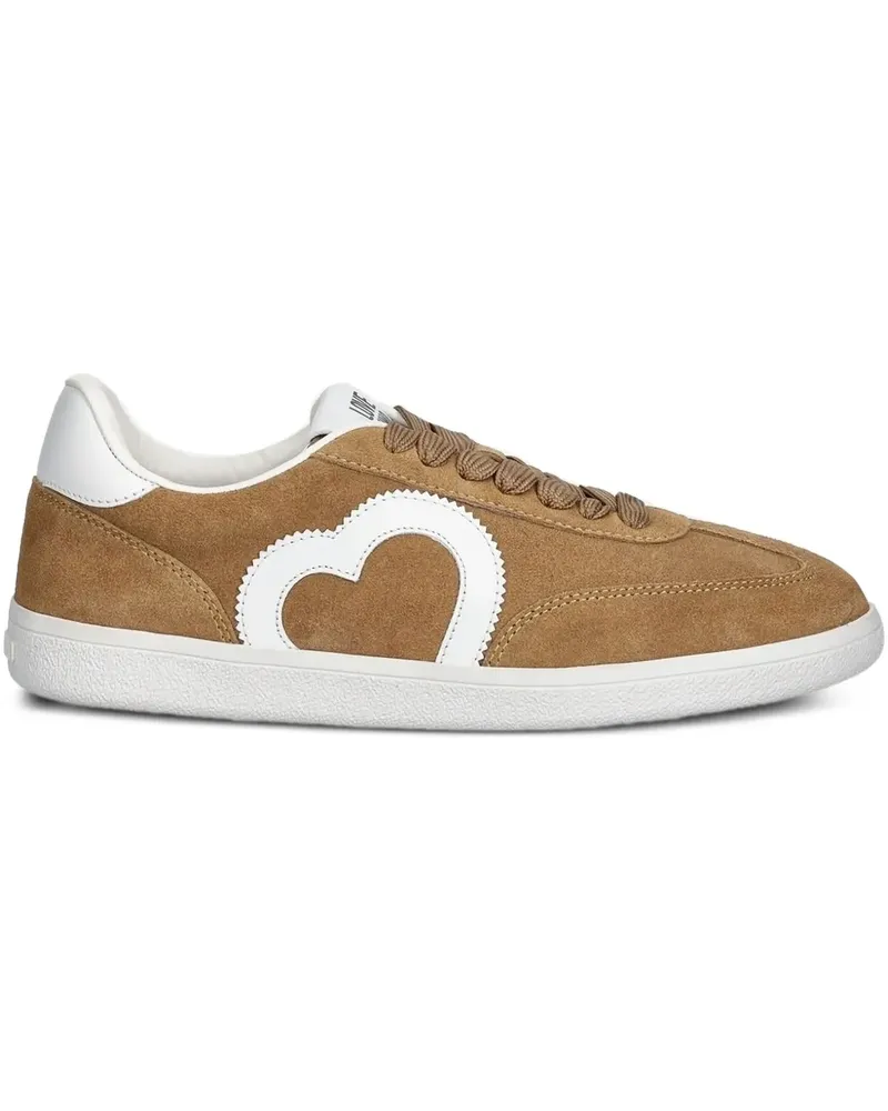 Moschino Heart Sneakers aus Wildleder - Braun Braun