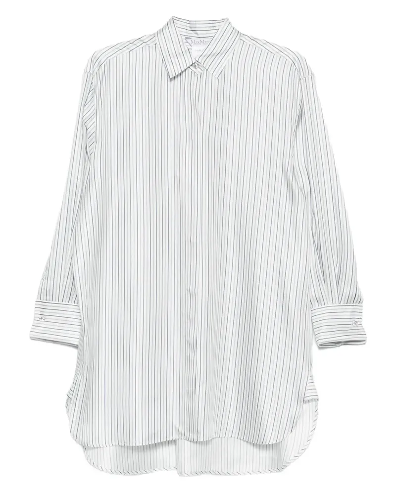 Max Mara Monviso Minikleid aus Seide - Weiß Weiß
