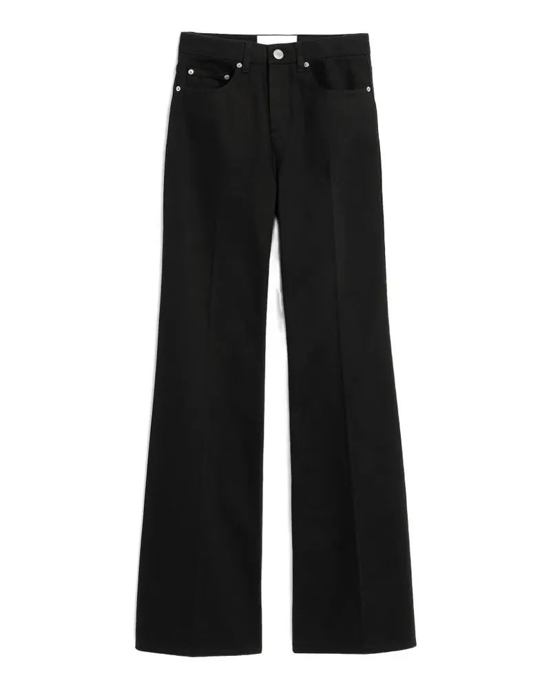 AMI Paris Flare-Fit-Jeans aus Baumwolle - Schwarz Schwarz