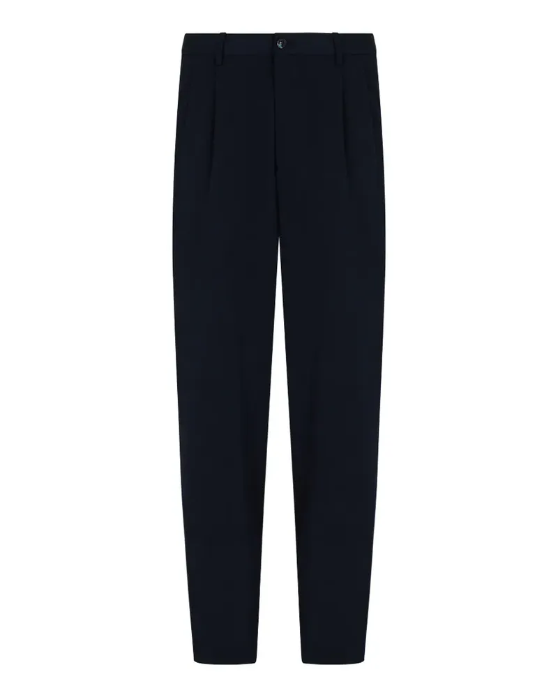Giorgio Armani back-pockets trousers - Blau Blau