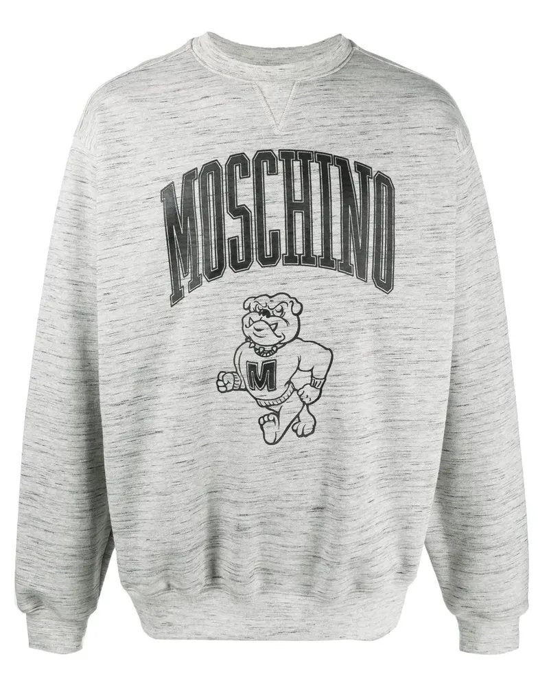 Moschino Sweatshirt mit Rundhalsausschnitt - Grau Grau