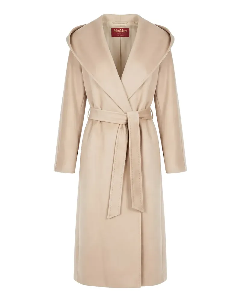 Max Mara Elegia Mantel mit Gürtel - Nude Nude