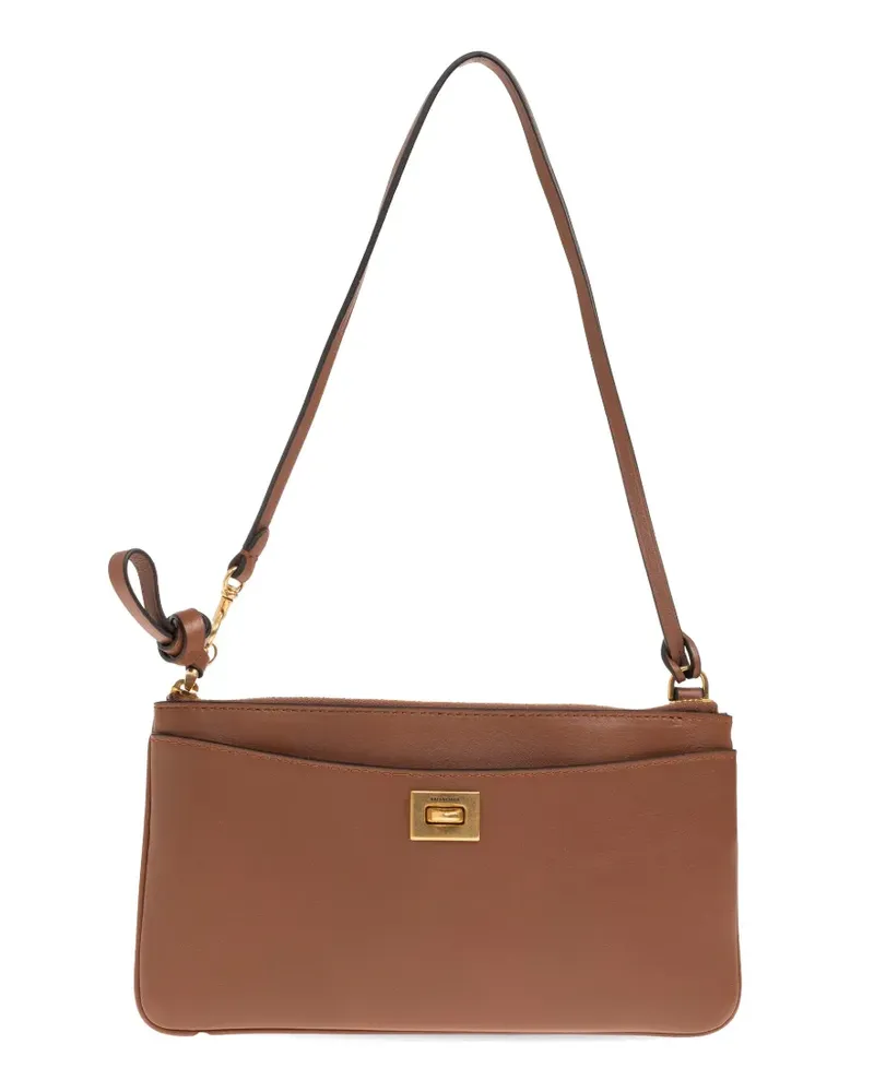 Balenciaga Rodeo leather shoulder bag - Braun Braun