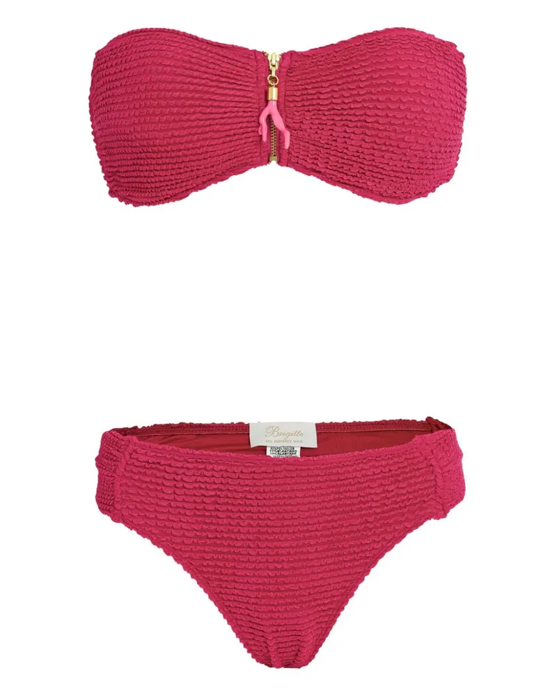 BRIGITTE Bikini mit Bandeau-Top - Rot Rot