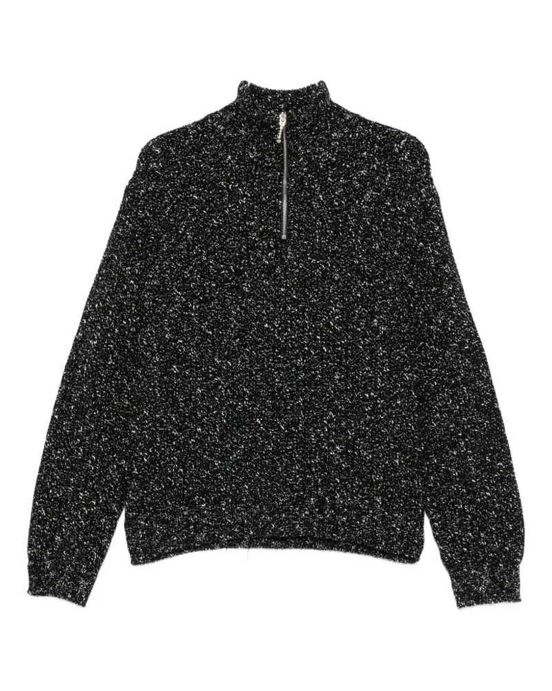 Ernest W. Baker quarter-zip sweater - Schwarz Schwarz