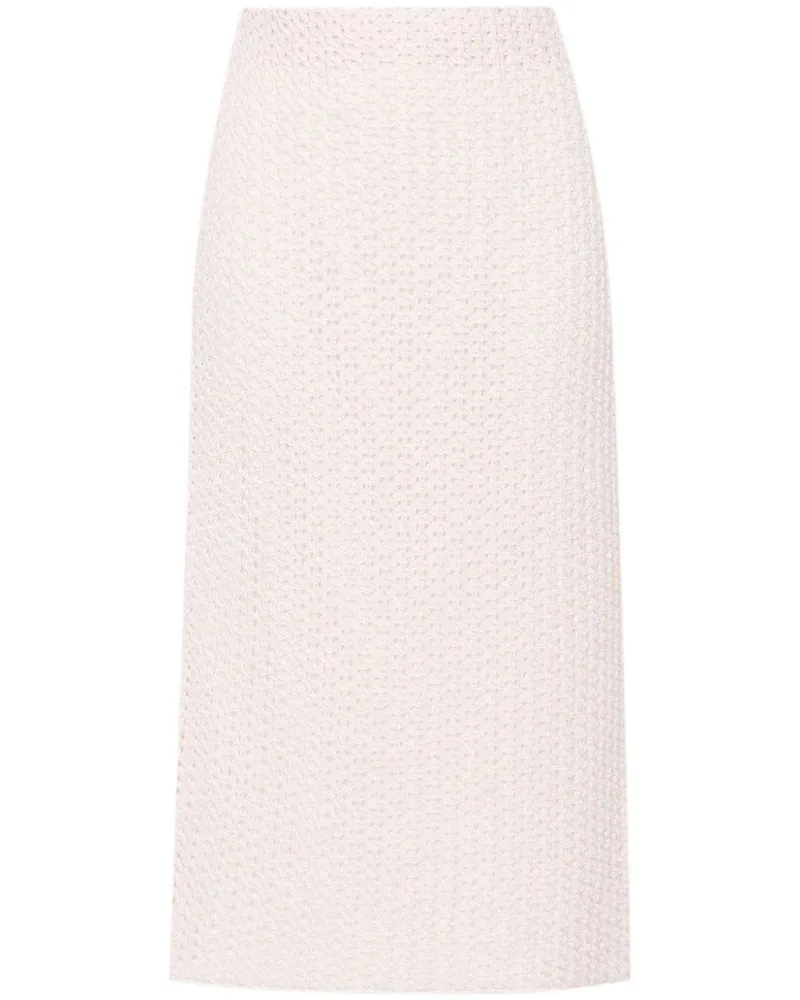 Fabiana Filippi Gestricktes Top mit Pailletten - Rosa Rosa