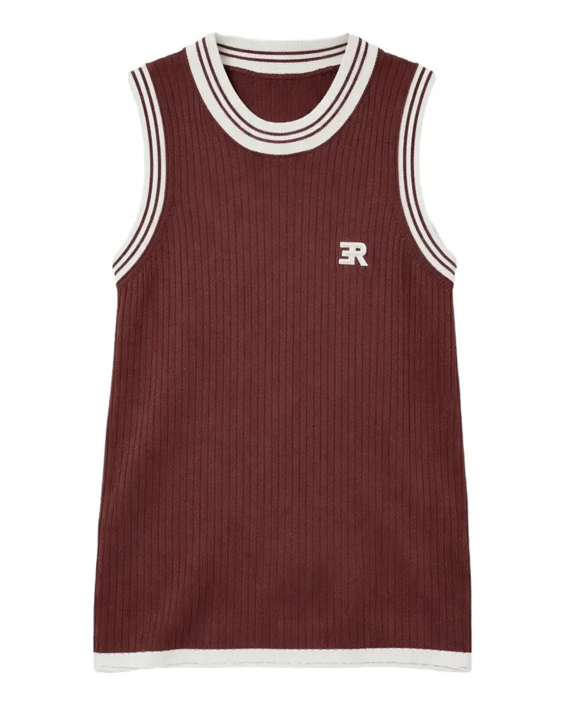 Ermanno Scervino Geripptes Tanktop - Braun Braun