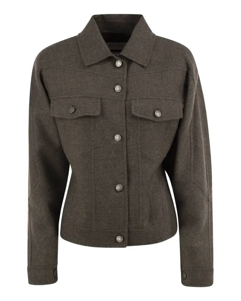 Max Mara Rapace virgin wool jacket - Braun Braun