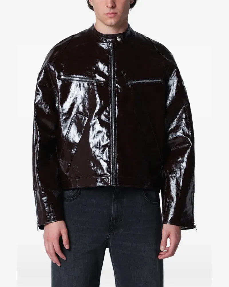Séfr Ristretto Racer laminated jacket - Braun Braun