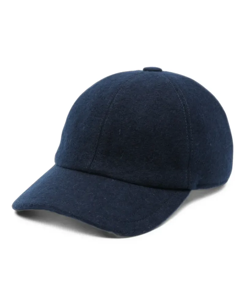 Fedeli cashmere baseball cap - Blau Blau