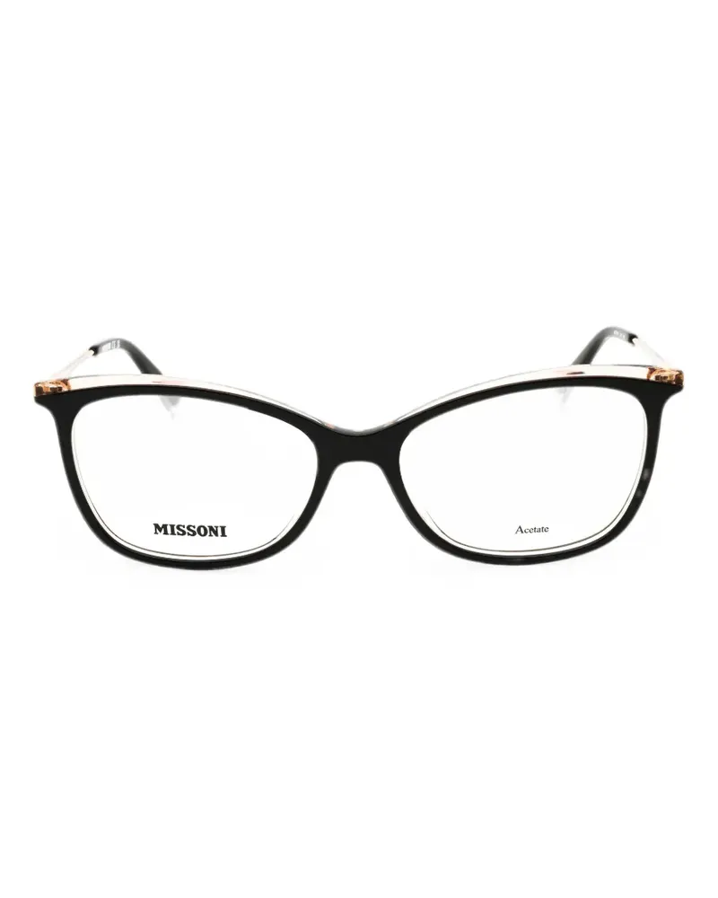 Missoni cat-eye frame glasses - Schwarz Schwarz